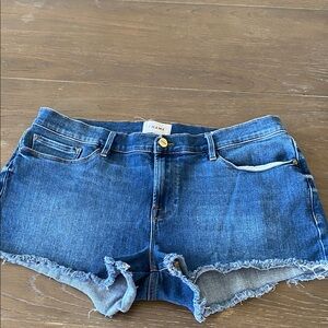Frame Denim Women's Classic Blue Jean Shorts